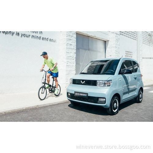New Energy Electric Cars Wuling Hongguang Mini Ev Long Battery Life Brand  Popular